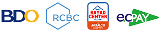 BDO, RCBC, BAYAD Center, ecPay